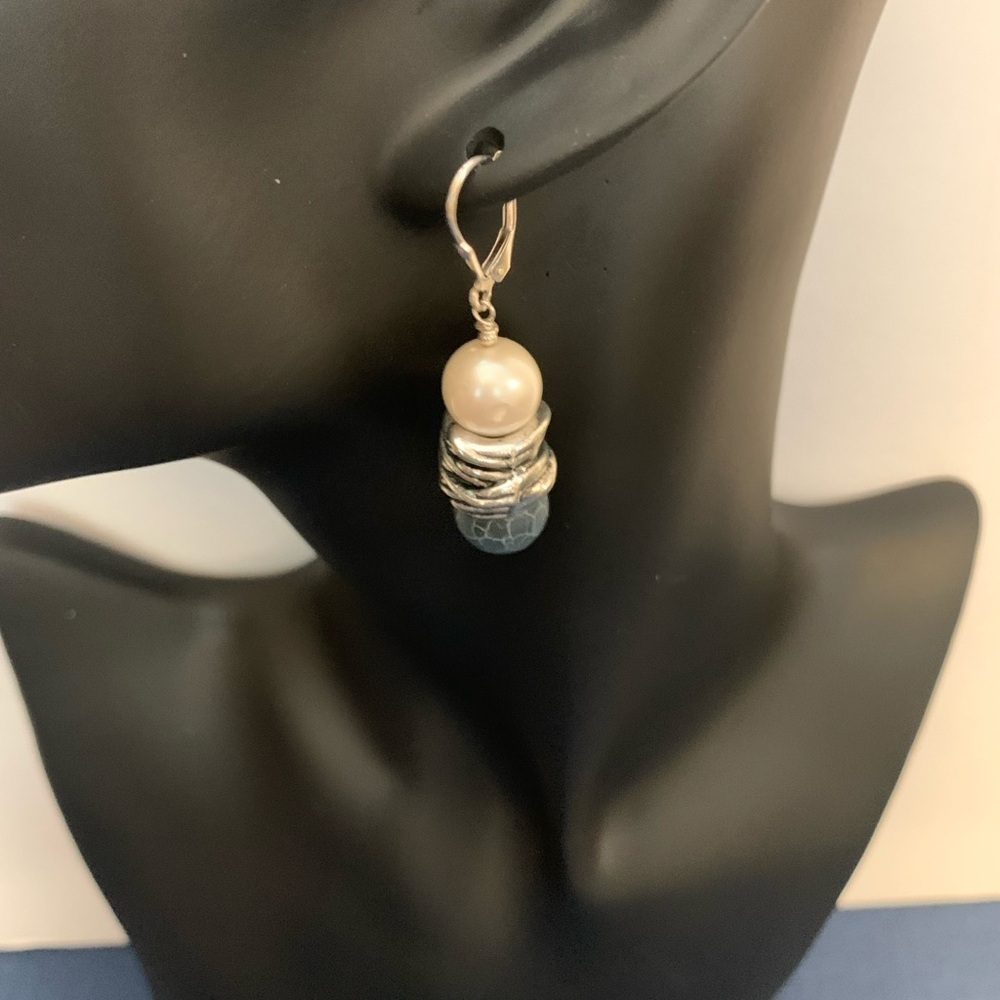 Pearl Earrings with 925 hooks